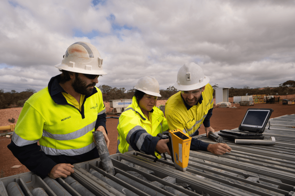 Ramelius Resources pXRF field data collection at Cue Gold Project